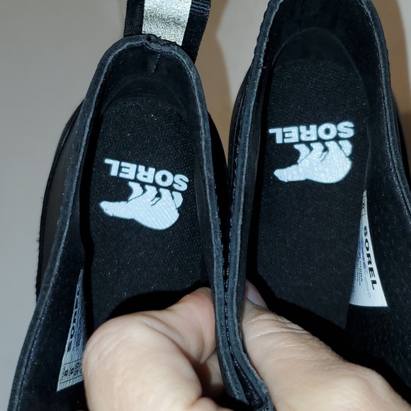 Sorel Brex Bold Waterproof Zip Front Black Platform Bootie Size 8 NWOT'S - Picture 9 of 12